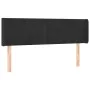 Black velvet headboard with LED 147x16x78/88 cm by vidaXL, Headboards and footboards - Ref: Foro24-3123006, Price: 75,18 €, D...