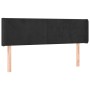 Cabecero con LED de terciopelo negro 147x16x78/88 cm de vidaXL, Cabeceros y pies de cama - Ref: Foro24-3123006, Precio: 75,73...