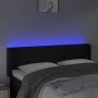 Black velvet headboard with LED 147x16x78/88 cm by vidaXL, Headboards and footboards - Ref: Foro24-3123006, Price: 75,18 €, D...