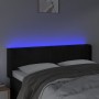 Cabecero con LED de terciopelo negro 147x16x78/88 cm de vidaXL, Cabeceros y pies de cama - Ref: Foro24-3123006, Precio: 75,73...