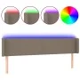 Cabecero con LED de tela gris taupe 163x16x78/88 cm de vidaXL, Cabeceros y pies de cama - Ref: Foro24-3122966, Precio: 80,99 ...