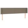 Cabecero con LED de tela gris taupe 163x16x78/88 cm de vidaXL, Cabeceros y pies de cama - Ref: Foro24-3122966, Precio: 80,99 ...
