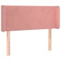 Cabecero con LED de terciopelo rosa 83x16x78/88 cm de vidaXL, Cabeceros y pies de cama - Ref: Foro24-3122991, Precio: 52,41 €...
