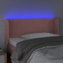 Cabecero con LED de terciopelo rosa 83x16x78/88 cm de vidaXL, Cabeceros y pies de cama - Ref: Foro24-3122991, Precio: 52,41 €...