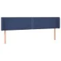Kopfteil aus blauem Stoff mit LED 203x16x78/88 cm von vidaXL, Kopf- und Fußteile - Ref: Foro24-3123124, Preis: 64,26 €, Rabat...