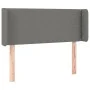 Dark gray fabric headboard with LED lights 93x16x78/88 cm by vidaXL, Headboards and footboards - Ref: Foro24-3123079, Price: ...
