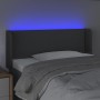 Cabecero con luces LED de tela gris oscuro 93x16x78/88 cm de vidaXL, Cabeceros y pies de cama - Ref: Foro24-3123079, Precio: ...