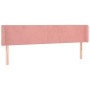 Cabecero con LED de terciopelo rosa 183x16x78/88 cm de vidaXL, Cabeceros y pies de cama - Ref: Foro24-3123021, Precio: 81,83 ...