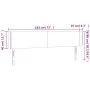 Cabecero con LED de terciopelo rosa 183x16x78/88 cm de vidaXL, Cabeceros y pies de cama - Ref: Foro24-3123021, Precio: 80,74 ...