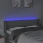 Kopfteil aus hellgrauem Stoff mit LED 147x16x78/88 cm von vidaXL, Kopf- und Fußteile - Ref: Foro24-3123094, Preis: 64,36 €, R...