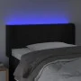 Black velvet headboard with LED 93x16x78/88 cm by vidaXL, Headboards and footboards - Ref: Foro24-3123134, Price: 49,89 €, Di...