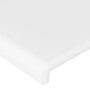 Cabecero con LED cuero sintético blanco 163x16x78/88 cm de vidaXL, Cabeceros y pies de cama - Ref: Foro24-3123053, Precio: 84...