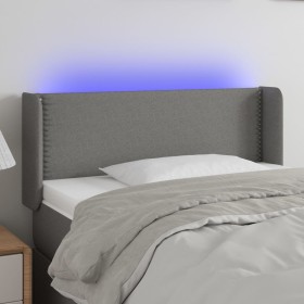 Cabecero con LED de tela gris oscuro 83x16x78/88 cm de vidaXL, Cabeceros y pies de cama - Ref: Foro24-3123071, Precio: 45,83 ...