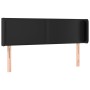 Cabecero con LED cuero sintético negro 147x16x78/88 cm de vidaXL, Cabeceros y pies de cama - Ref: Foro24-3123046, Precio: 68,...