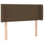 Cabecero con LED de tela marrón oscuro 83x16x78/88 cm de vidaXL, Cabeceros y pies de cama - Ref: Foro24-3123073, Precio: 44,7...