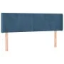 Cabecero con LED de terciopelo azul oscuro 147x16x78/88 cm de vidaXL, Cabeceros y pies de cama - Ref: Foro24-3123008, Precio:...