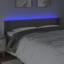 Kopfteil mit LED-grauem Kunstleder 203x16x78/88 cm von vidaXL, Kopf- und Fußteile - Ref: Foro24-3123068, Preis: 83,80 €, Raba...