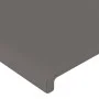 Kopfteil mit LED-grauem Kunstleder 203x16x78/88 cm von vidaXL, Kopf- und Fußteile - Ref: Foro24-3123068, Preis: 83,80 €, Raba...