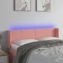 Cabecero con LED de terciopelo rosa 147x16x78/88 cm de vidaXL, Cabeceros y pies de cama - Ref: Foro24-3123009, Precio: 76,85 ...