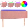 Cabecero con LED de terciopelo rosa 147x16x78/88 cm de vidaXL, Cabeceros y pies de cama - Ref: Foro24-3123009, Precio: 78,88 ...