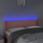 Cabecero con LED de terciopelo rosa 147x16x78/88 cm de vidaXL, Cabeceros y pies de cama - Ref: Foro24-3123009, Precio: 78,88 ...