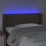 Cabecero con LED de tela gris taupe 93x16x78/88 cm de vidaXL, Cabeceros y pies de cama - Ref: Foro24-3123082, Precio: 54,06 €...