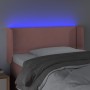 Cabecero con LED de terciopelo rosa 83x16x78/88 cm de vidaXL, Cabeceros y pies de cama - Ref: Foro24-3123131, Precio: 46,26 €...