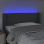 Cabecero con LED de tela gris oscuro 103x16x78/88 cm de vidaXL, Cabeceros y pies de cama - Ref: Foro24-3123087, Precio: 48,84...