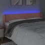 Rosa Samtkopfteil mit LED 163x16x78/88 cm von vidaXL, Kopf- und Fußteile - Ref: Foro24-3123015, Preis: 71,41 €, Rabatt: %