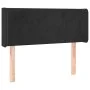 Black velvet headboard with LED 93x16x78/88 cm by vidaXL, Headboards and footboards - Ref: Foro24-3122994, Price: 57,46 €, Di...