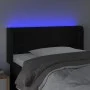 Black velvet headboard with LED 93x16x78/88 cm by vidaXL, Headboards and footboards - Ref: Foro24-3122994, Price: 57,46 €, Di...