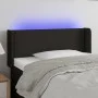 Black fabric headboard with LED 103x16x78/88 cm by vidaXL, Headboards and footboards - Ref: Foro24-3123088, Price: 47,01 €, D...