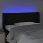 Black fabric headboard with LED 103x16x78/88 cm by vidaXL, Headboards and footboards - Ref: Foro24-3123088, Price: 47,01 €, D...