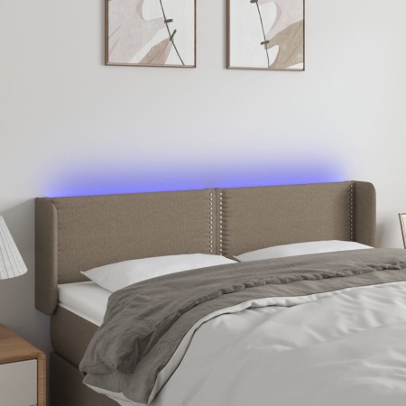 Cabecero con LED de tela gris taupe 147x16x78/88 cm de vidaXL, Cabeceros y pies de cama - Ref: Foro24-3123098, Precio: 62,23 ...