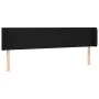 Black fabric headboard with LED 203x16x78/88 cm by vidaXL, Headboards and footboards - Ref: Foro24-3122980, Price: 68,74 €, D...