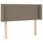 Headboard with LED in taupe gray fabric 103x16x78/88 cm by vidaXL, Headboards and footboards - Ref: Foro24-3123090, Price: 48...