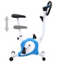 Bicicleta estática con resistencia de cinta azul de vidaXL, Bicicletas estáticas - Ref: Foro24-92010, Precio: 114,22 €, Descu...