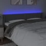 Dark gray fabric headboard with LED 163x16x78/88 cm by vidaXL, Headboards and footboards - Ref: Foro24-3123103, Price: 69,19 ...