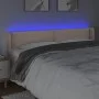 Kopfteil aus Cappuccino-Kunstleder mit LED 203x16x78/88 cm von vidaXL, Kopf- und Fußteile - Ref: Foro24-3123209, Preis: 77,51...