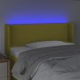 Cabecero con LED de tela verde 103x16x78/88 cm de vidaXL, Cabeceros y pies de cama - Ref: Foro24-3123093, Precio: 45,63 €, De...