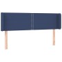 Cabecero con LED de tela azul 147x16x78/88 cm de vidaXL, Cabeceros y pies de cama - Ref: Foro24-3123100, Precio: 61,44 €, Des...