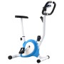 Bicicleta estática con resistencia de cinta azul de vidaXL, Bicicletas estáticas - Ref: Foro24-92010, Precio: 114,22 €, Descu...