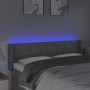 Cabecero con LED de tela gris claro 147x16x78/88 cm de vidaXL, Cabeceros y pies de cama - Ref: Foro24-3123234, Precio: 78,34 ...
