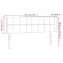 Cabecero con LED de tela gris claro 147x16x78/88 cm de vidaXL, Cabeceros y pies de cama - Ref: Foro24-3123234, Precio: 78,34 ...