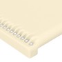 Cabecero con LED cuero sintético crema 103x16x78/88 cm de vidaXL, Cabeceros y pies de cama - Ref: Foro24-3123182, Precio: 46,...