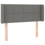 Cabecero con LED de tela gris oscuro 103x16x78/88 cm de vidaXL, Cabeceros y pies de cama - Ref: Foro24-3123227, Precio: 63,65...