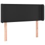 Cabecero con LED cuero sintético negro 103x16x78/88 cm de vidaXL, Cabeceros y pies de cama - Ref: Foro24-3123180, Precio: 47,...