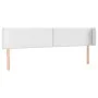 Kopfteil mit LED, weißem Kunstleder, 203 x 16 x 78/88 cm von vidaXL, Kopf- und Fußteile - Ref: Foro24-3123205, Preis: 66,25 €...