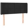 Cabecero con LED de terciopelo negro 103x16x78/88 cm de vidaXL, Cabeceros y pies de cama - Ref: Foro24-3123280, Precio: 62,36...