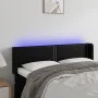 Kopfteil mit LED, schwarzem Kunstleder, 147 x 16 x 78/88 cm von vidaXL, Kopf- und Fußteile - Ref: Foro24-3123186, Preis: 61,0...